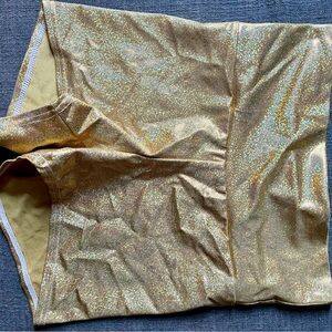 Shimmering Gold Shorts